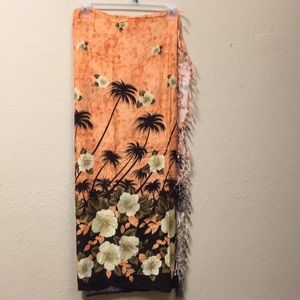 Swimming suit cover-up Hawaiian style